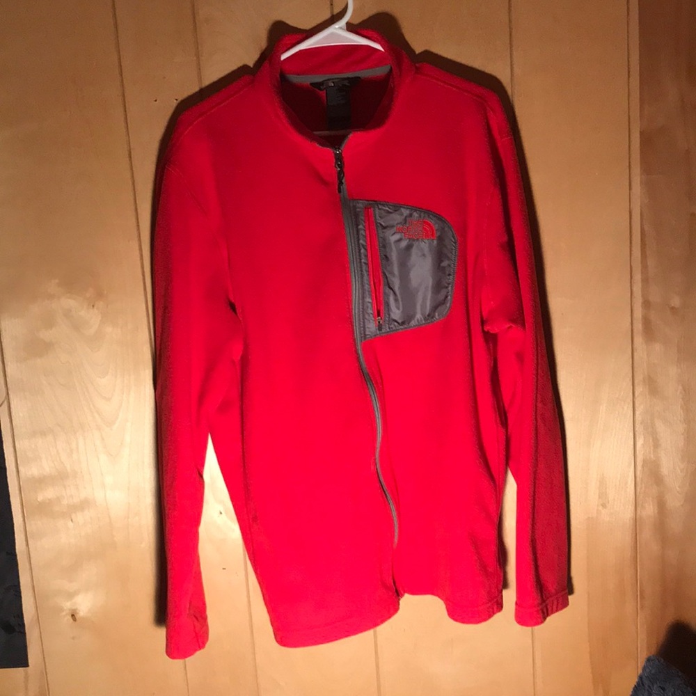 North face fleece zip up